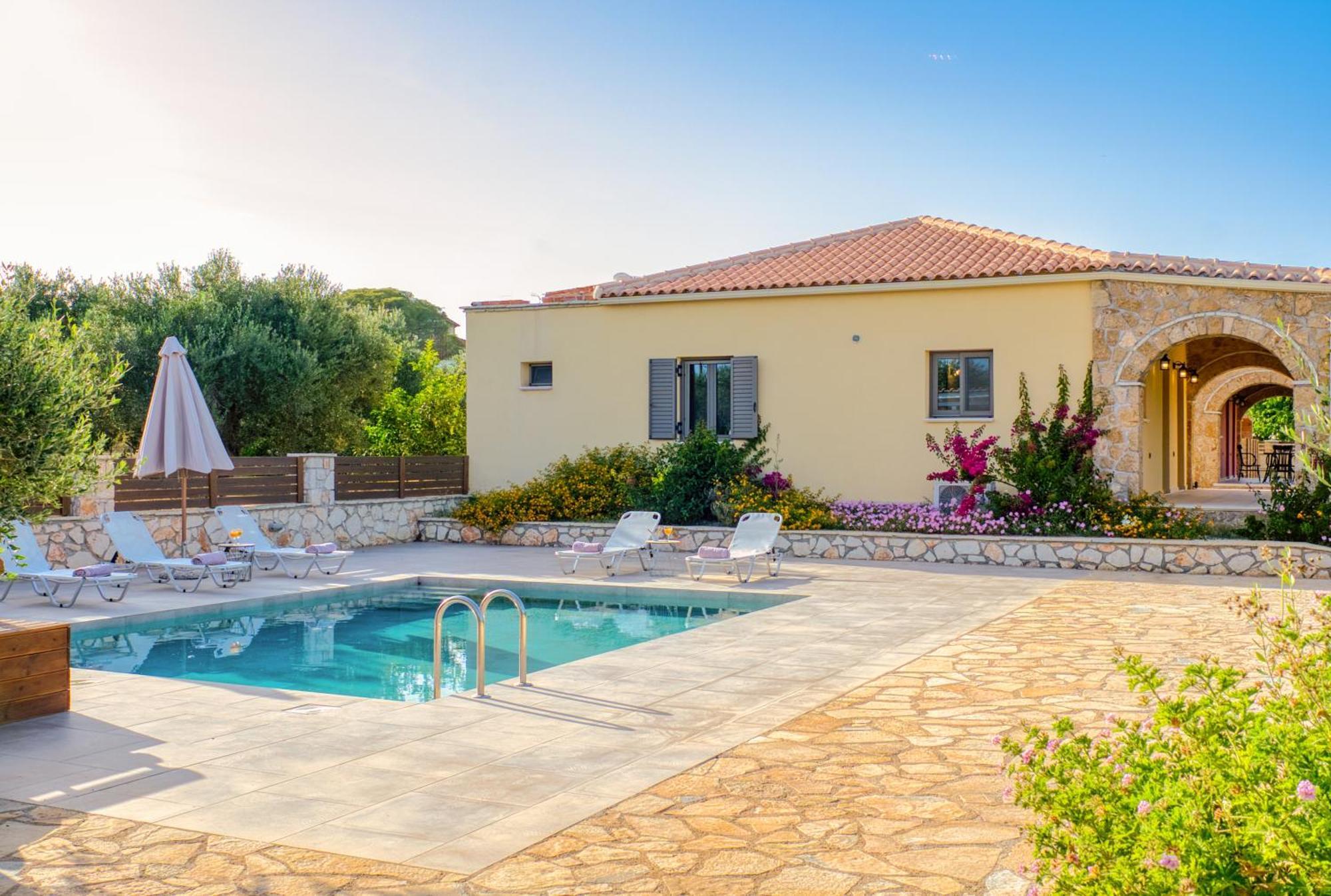 Astarte Villas - Astra Private Villas With Pool Vasilikí Exterior foto